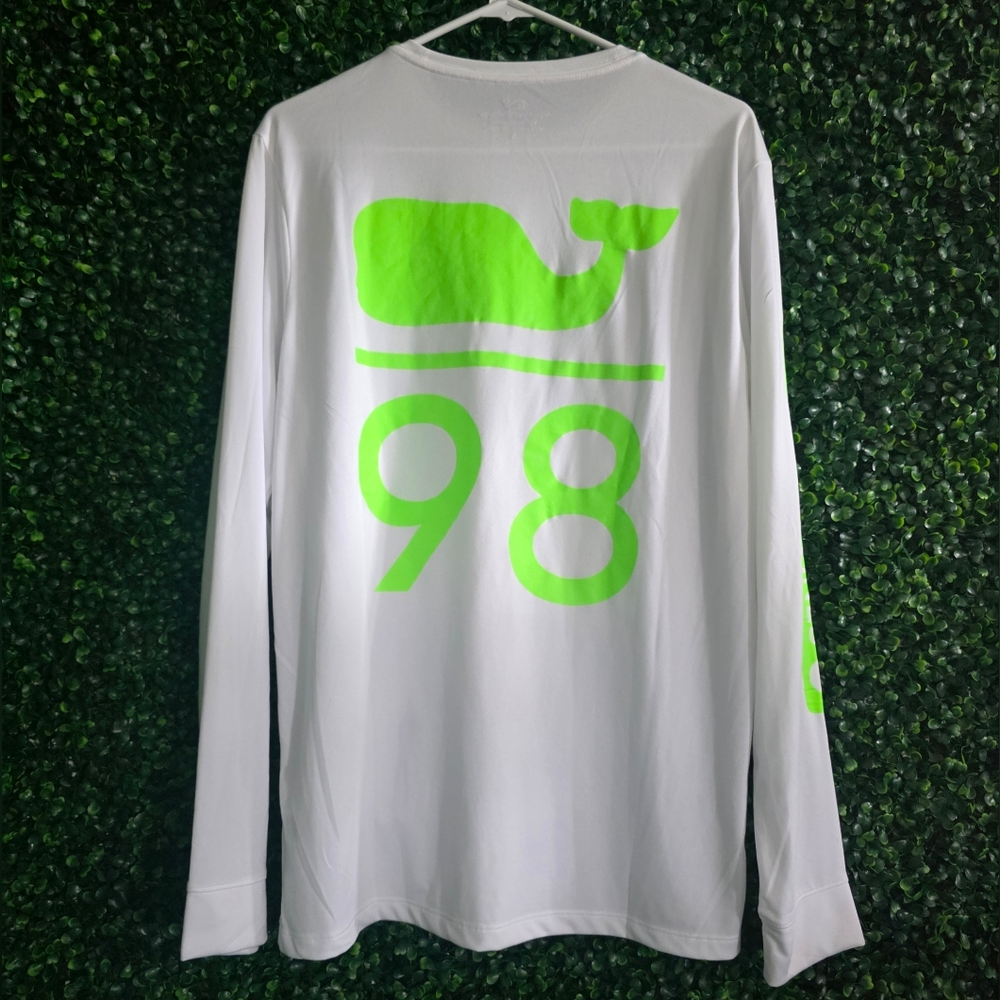 Vineyard Vines White Long-Sleeve Shirt Size S